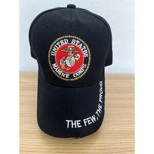 United States Marine Corps 5 panel Emblem Hat Han Wild The Few The Proud